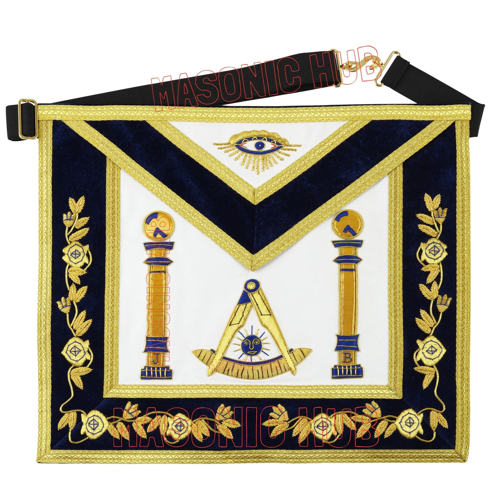 Master Apron 100% Lambskin Leather-Gold Bullion Hand Made